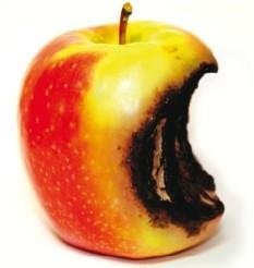 rotten apple