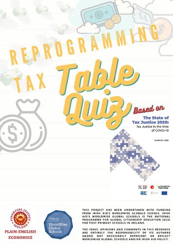 Reprogramming Tax Table Quiz