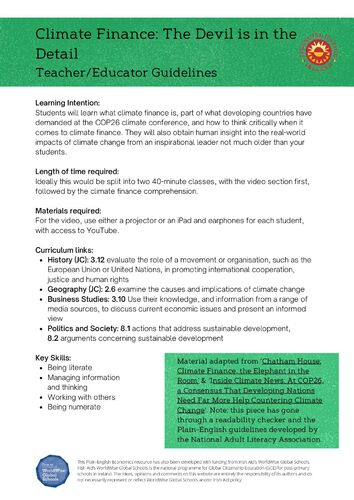 Climate Finance The devil is in the detail Final AB