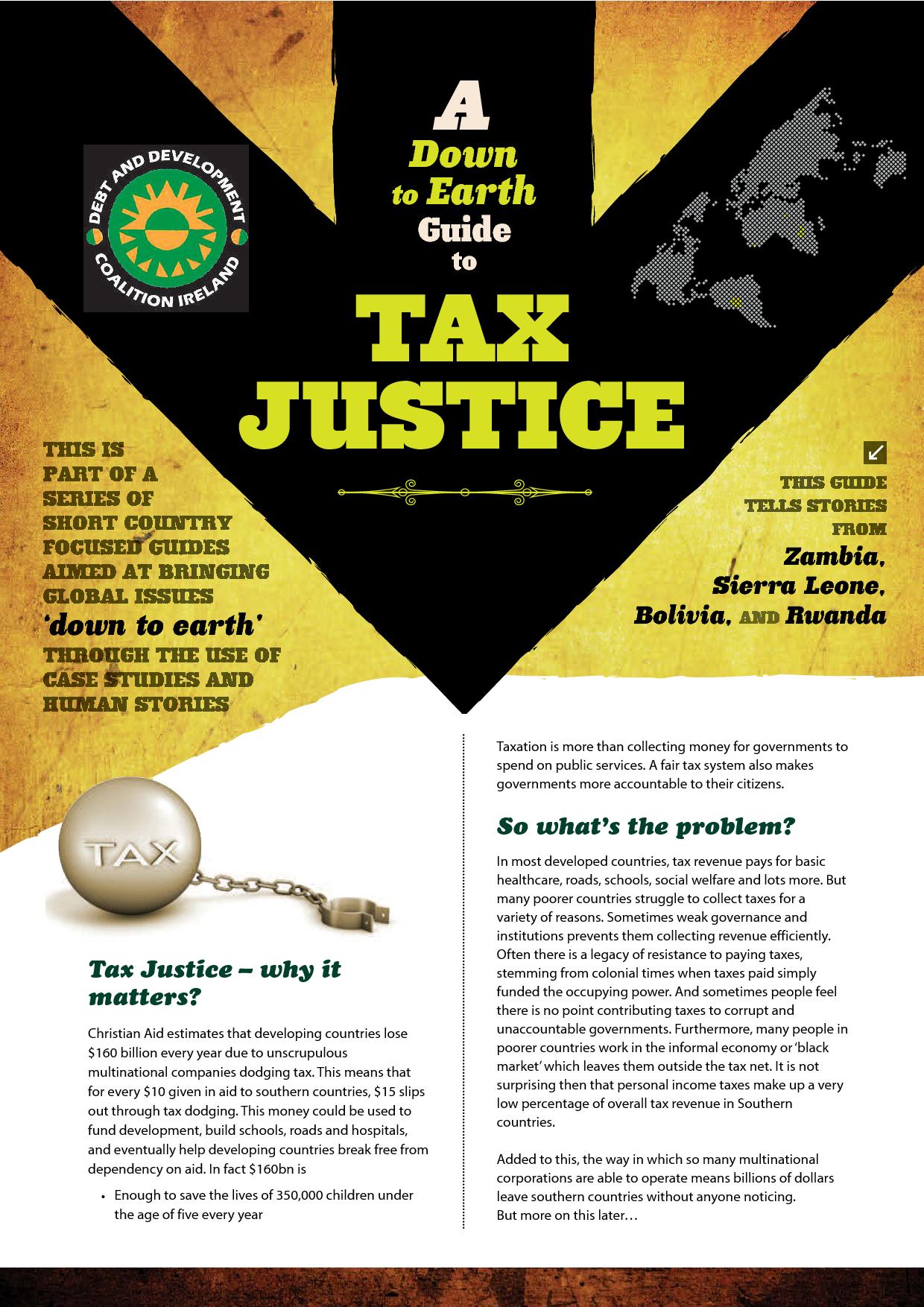 Publication cover - Down to Earth Tax