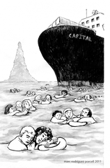 marc rodriguez porcell 2011 - People drowning in a sea of Debt - taken from ODG website